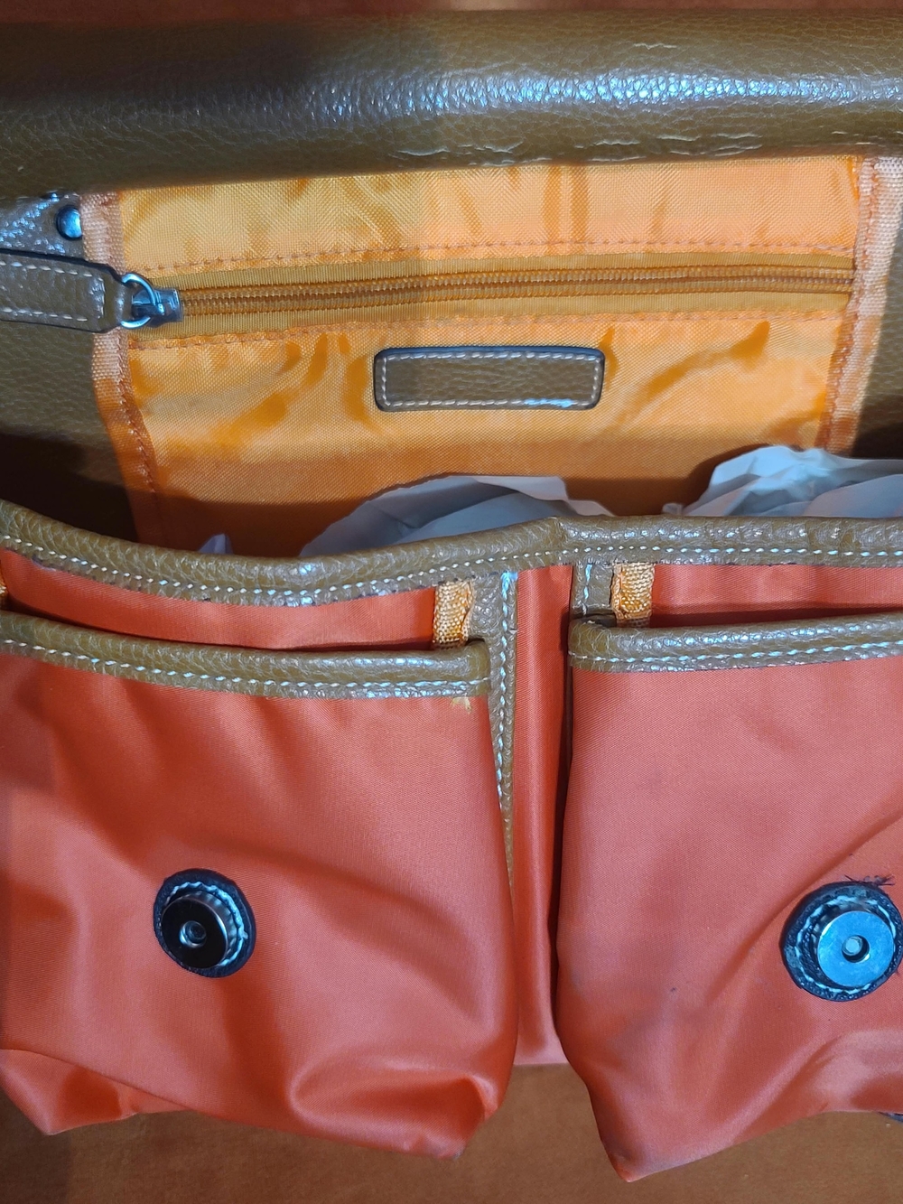 Women’s Orange Tote Handbag